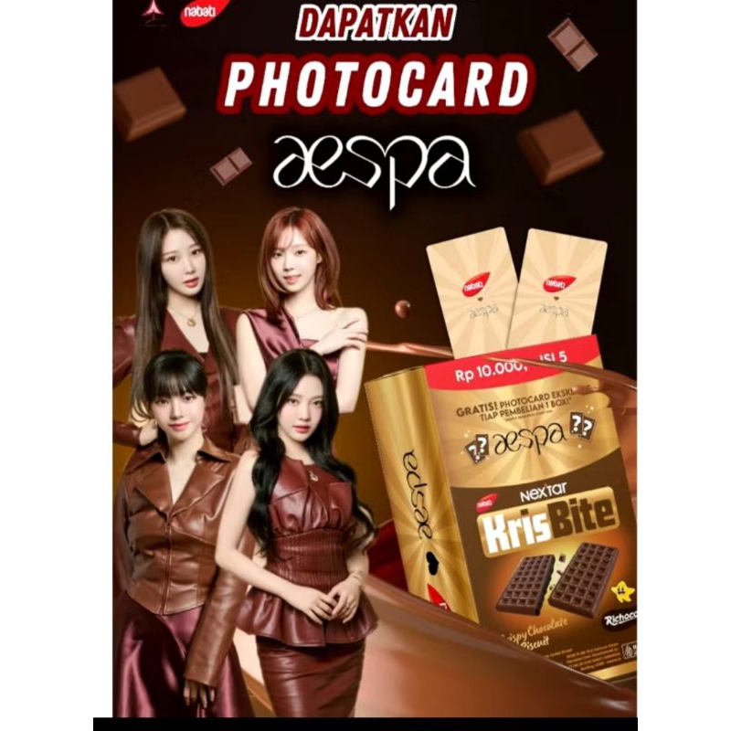 

Nabati X Aespa (Grande dan Krisbite) GRATIS Photocard