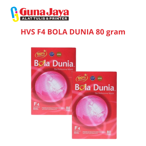 

HVS F4 BOLA DUNIA 80 gram