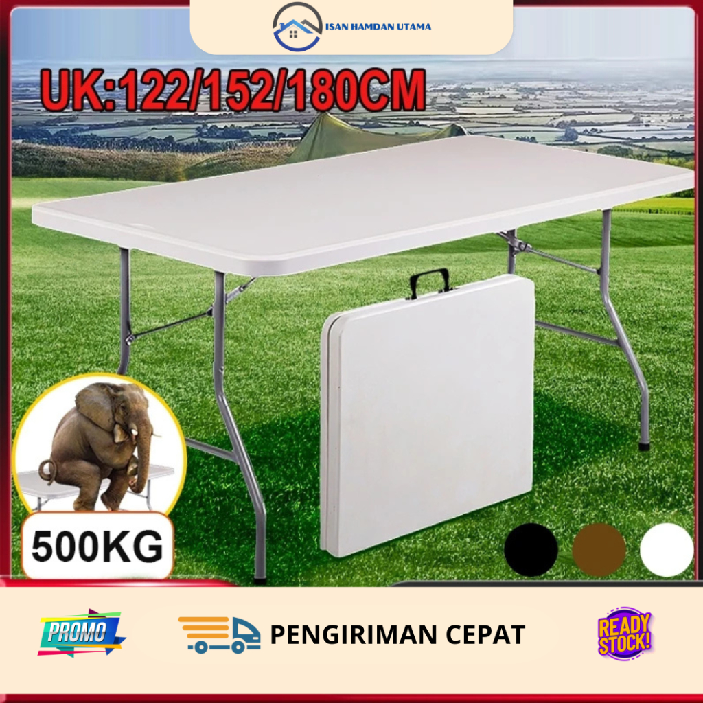 ISAN Meja Lipat Outdoor Meja Lipat Outdoor Serbaguna Meja Lipat Dagang Meja Lipat Piknik Meja Lipat 