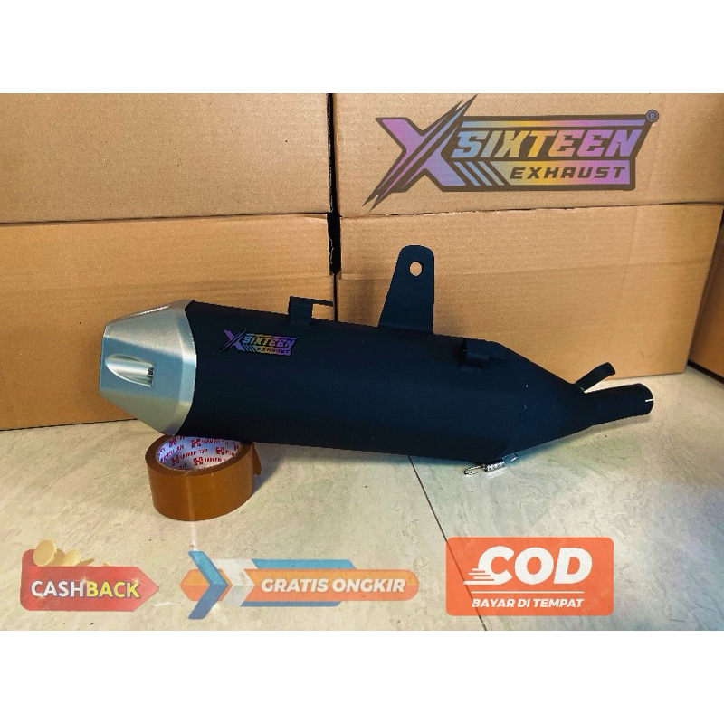 KNALPOT STANDAR RACING MODEL ORI CBR 150 R ATAU CB 150 R PNP LEHER ORI ATAU RACING TINGGAL PASANG