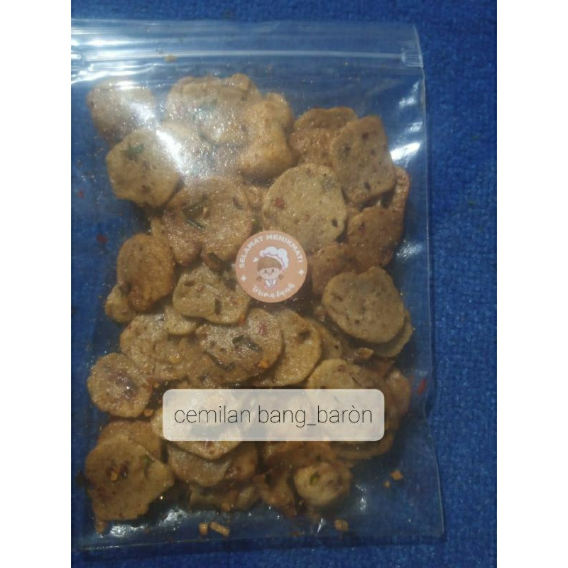 

cemilan basreng koin 100gram pedas daun jeruk viral