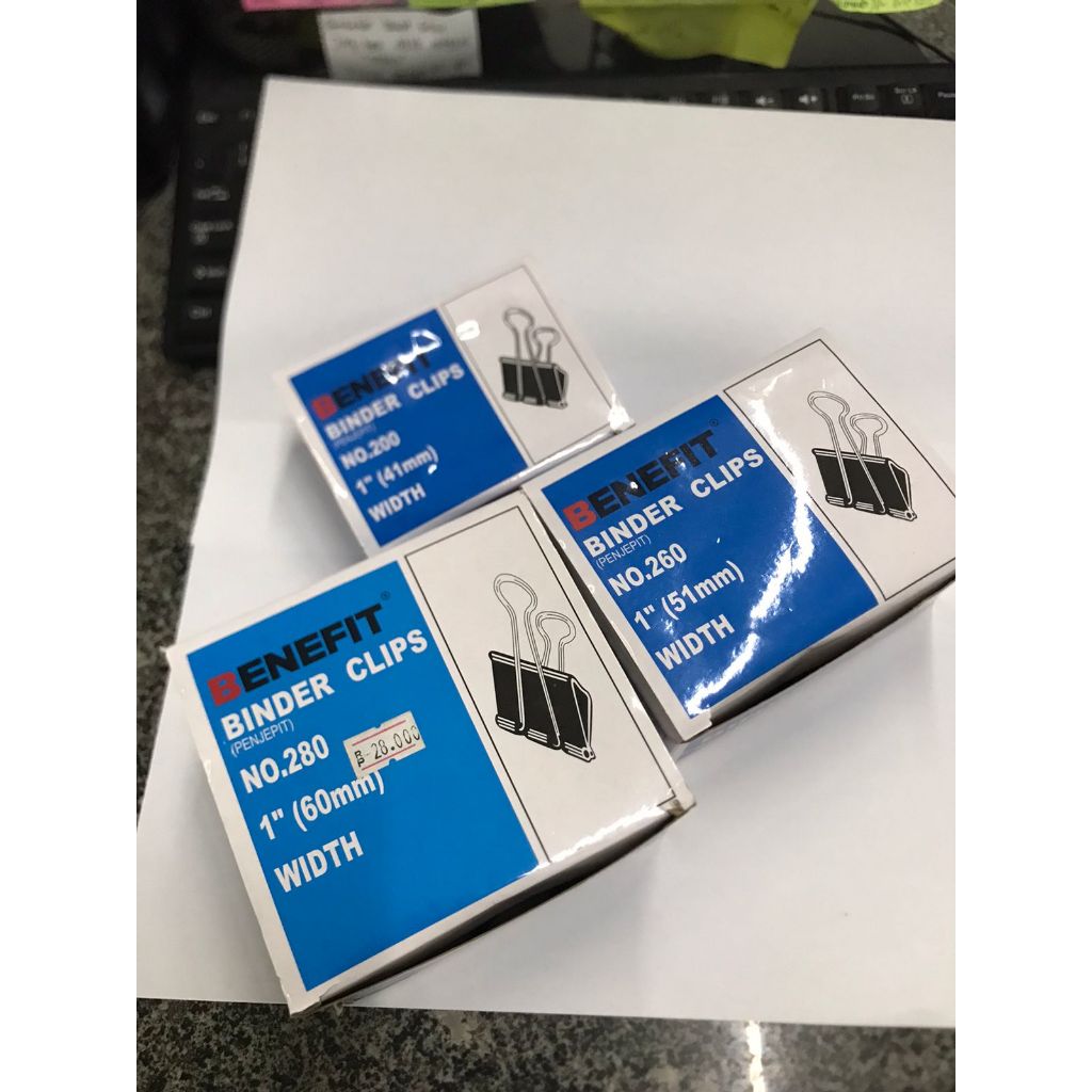 

binder clip merk benfit