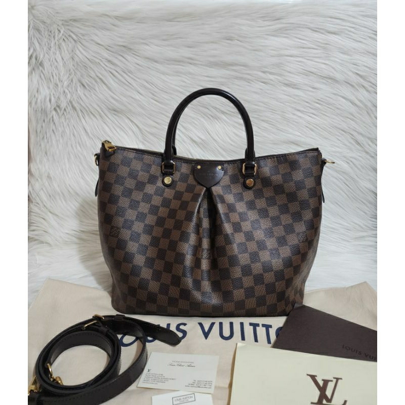 Preloved  VGC - LV Sienna Damier GM 2016, with db, ori rec