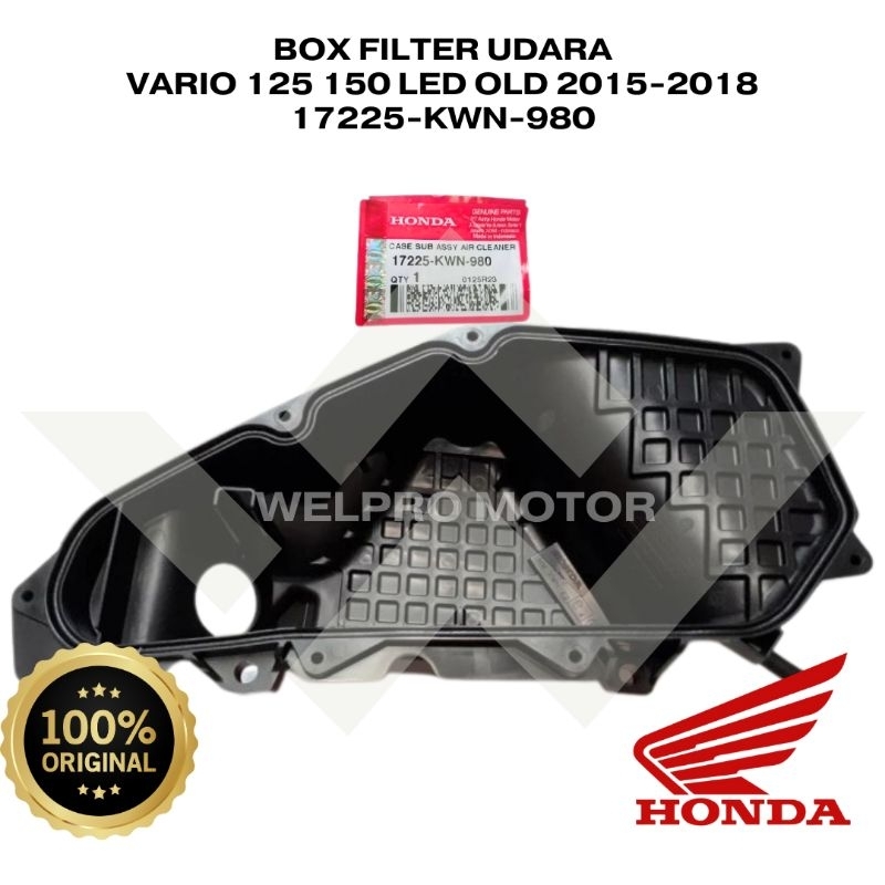 Box Filter Vario 125 150 Led Old 2015-2018 Ori Honda AHM