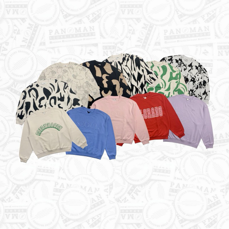 MONKI CREWNECK SWEATER WANITA