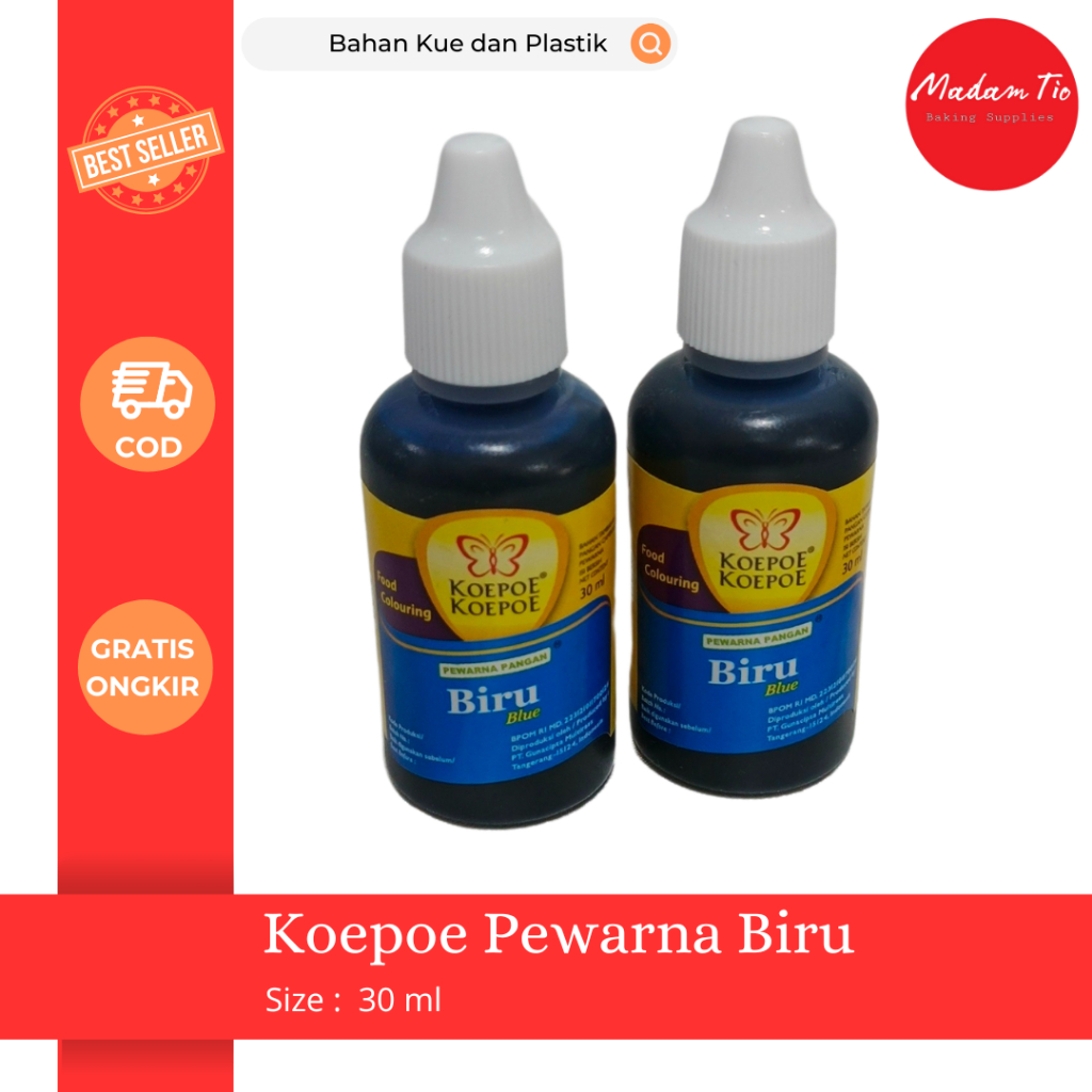 

Koepoe Pewarna Biru 30ml 1pcs