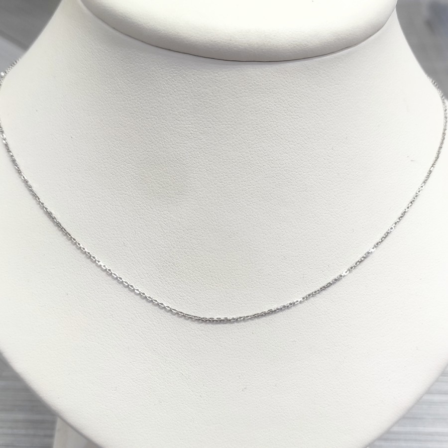 Kalung Emas White Gold Model Serut KCH1196542 - Kimberly Jewellery