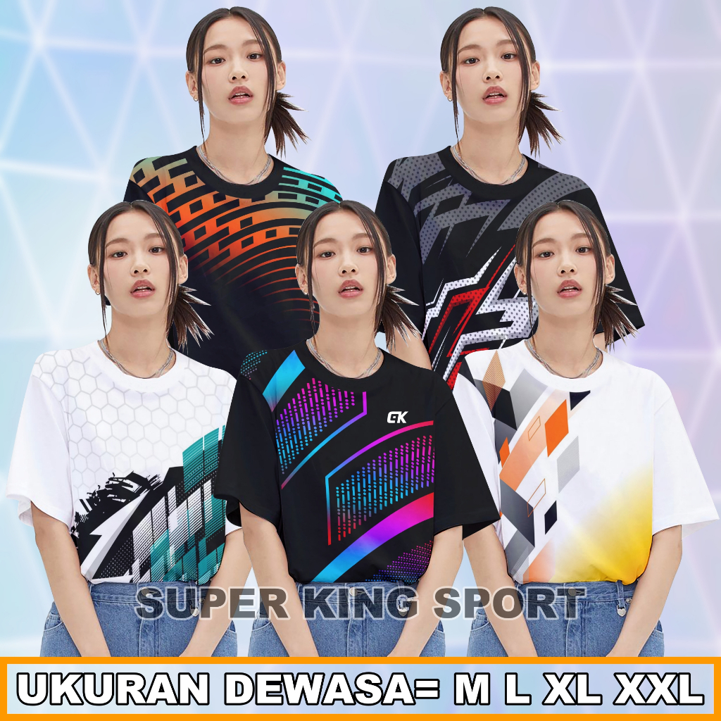 KAOS OLHARAGA VOLLY BADMINTON KAOS OLAHRAGA WANITA KAOS TIM VOLLY OLAHRAGA BOLA FUTSAL