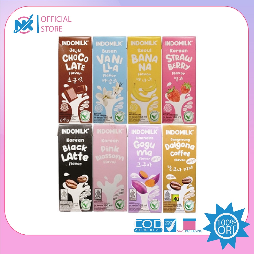 

Indomilk Susu UHT 180Ml Kotak