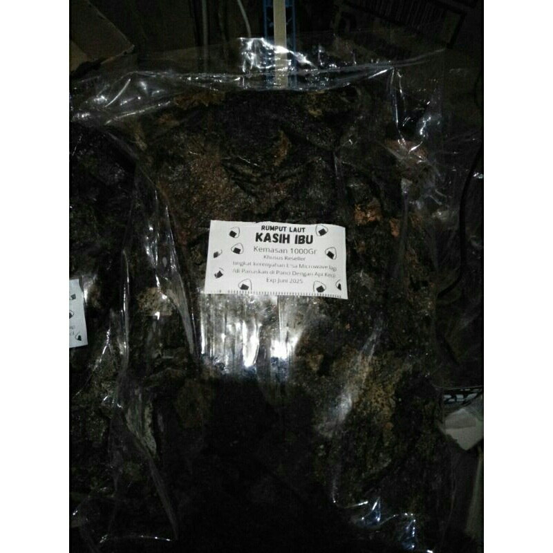 

PROMO NORI 1KG /RUMPUT LAUT 1KG FRESH LANGSUNG DARI PABRIK -BACA DESKRIPSI KHUSUS RESELLER -MEMBELI=SETUJU-NORI SEKILO/ RUMPUT LAUT SEKILO