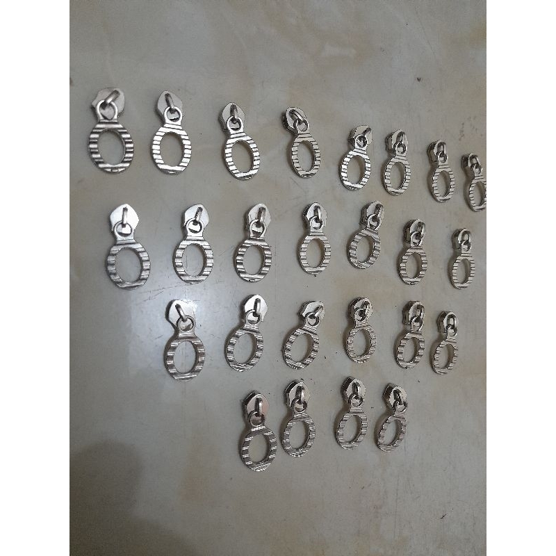 kepala resleting besi donat no 5 kepala resleting netes kepala zipper