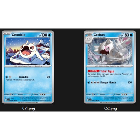 Cetoddle Cetitan Kartu Pokemon Cetoddle Cetitan
