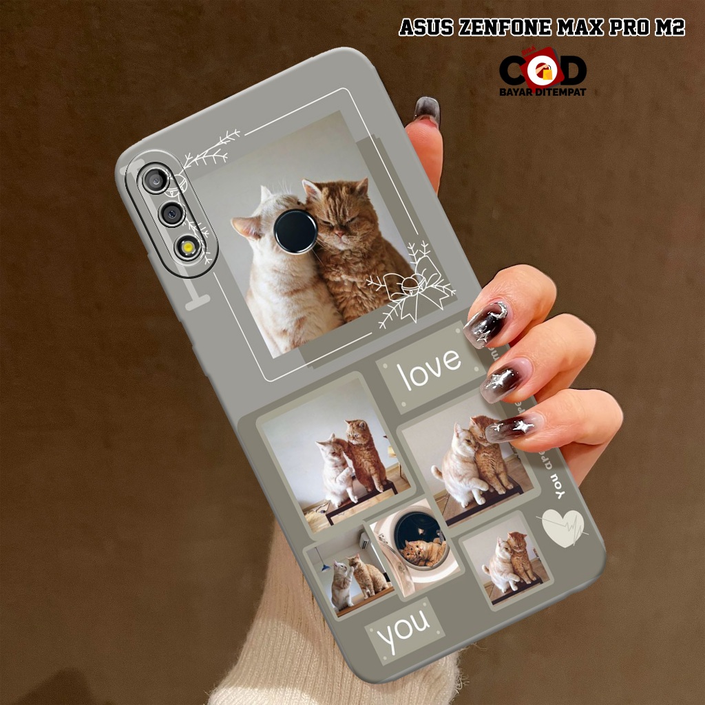 New Cats Case - Softcase Asus Zenfone Max Pro M2 Terbaru - Case Hp Asus Zenfone Max Pro M2 - Casing 
