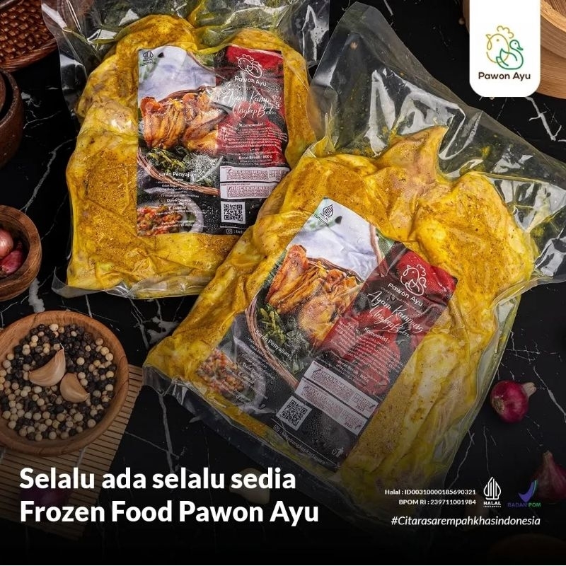 

Paket 2 (2 pack Ayam Kampung Ungkep Frozen)