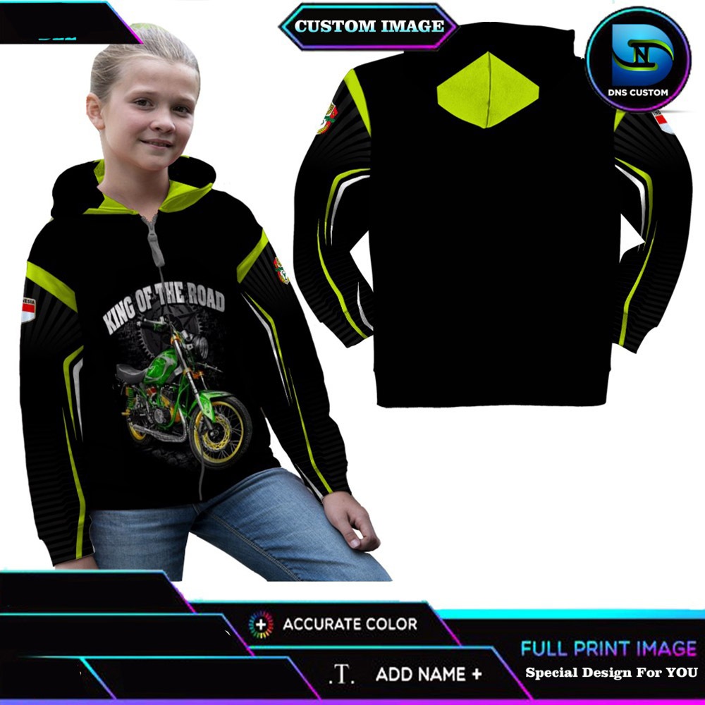 Jaket Anak Fullprint Custom RX King Keren New