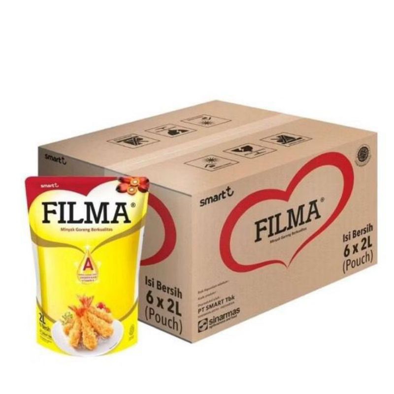 

[PROMO] 1 DUS MINYAK GORENG FILMA 2 LITER ISI 6 PCS/POUCH