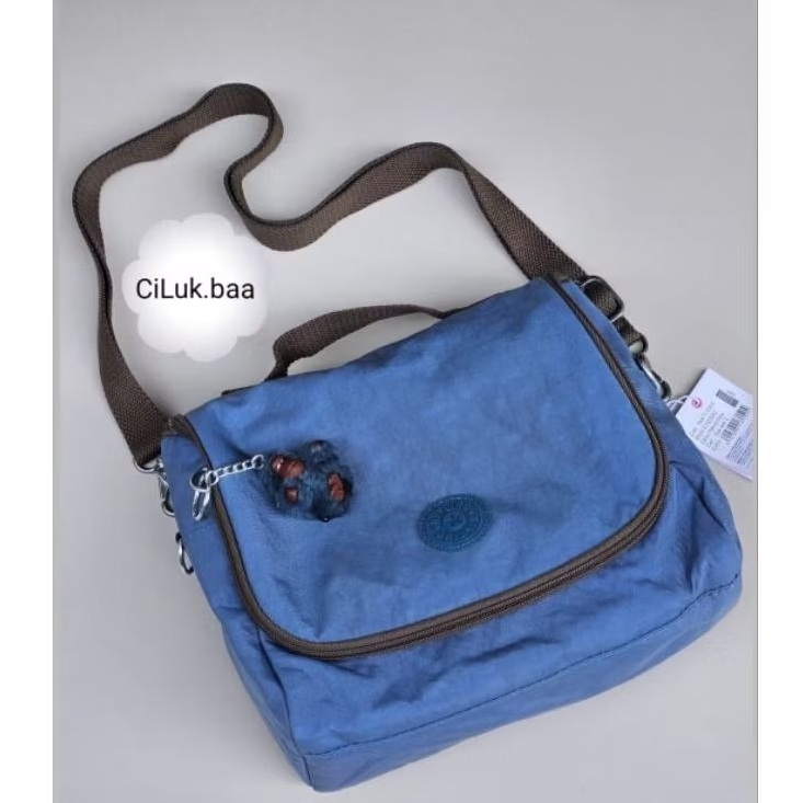 [𝗡𝗘𝗪] TAS KIPLING Kichirou Authentic - Blue Jean • ORIGINAL STORE