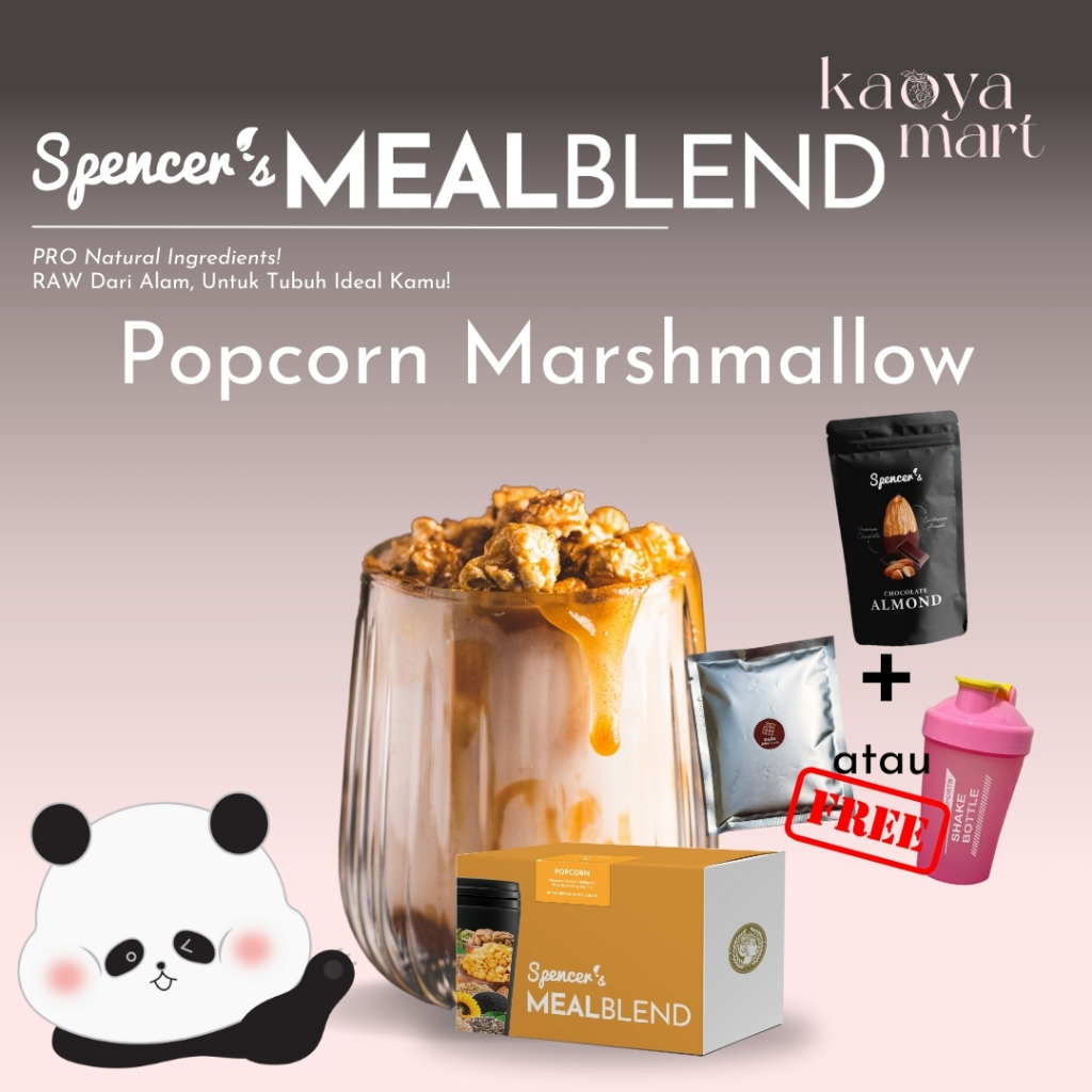 

Spencer's Mealblend Multigrain Popcorn Marshmallow - Meal Replacement Solusi Langsing Alami