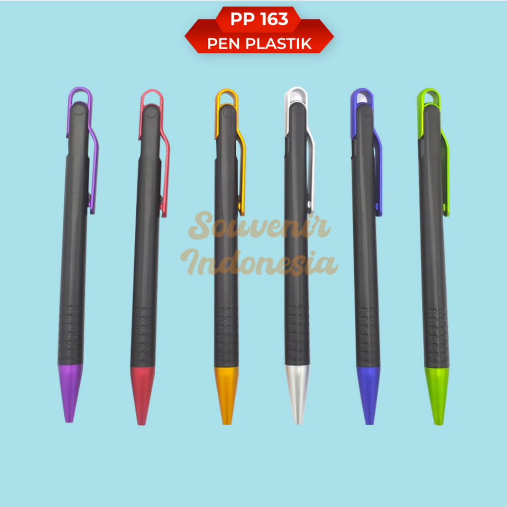 

Pen Plastik Murah Dan Praktis, Cocok Untuk Sehari-Hari Custom Logo/Nama PP 163