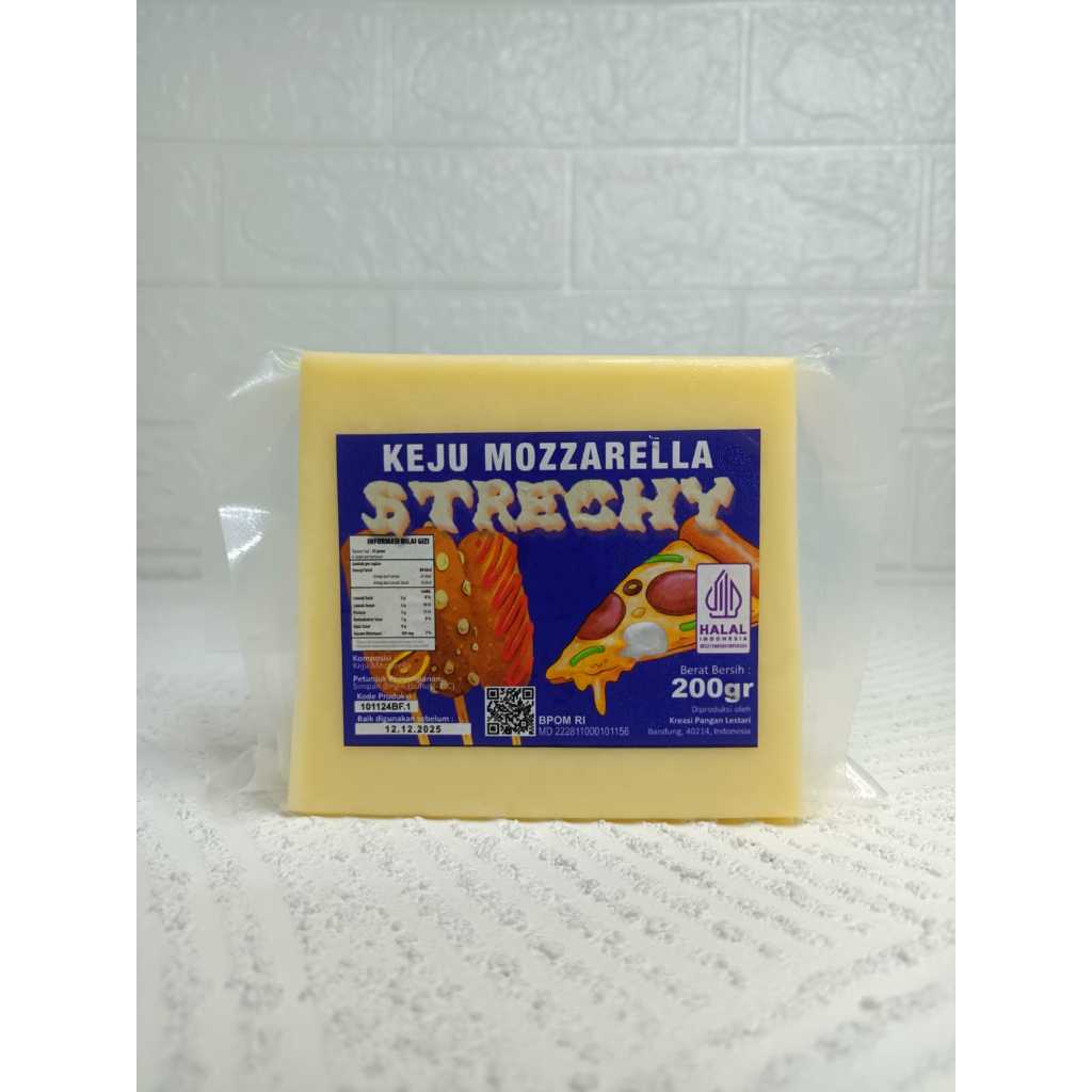 

Keju Mozzarella Strechy 200 gr