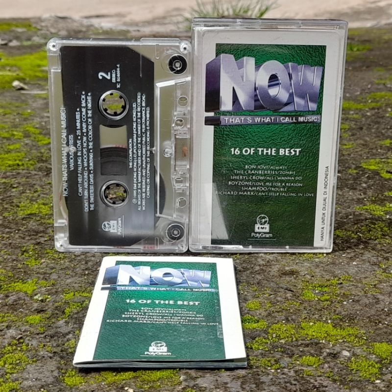 Now That's What I Call Music (1995) ORIGINAL EMI Indonesia Cassette Tape Bon Jovi The Cranberries Ro