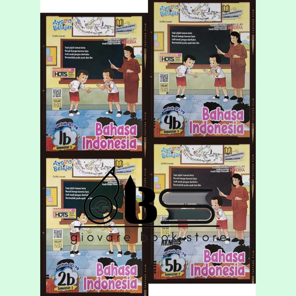 LKS BAHASA INDONESIA KELAS 1 2 4 5 GRAHA PUSTAKA KURIKULUM MERDEKA ORIGINAL | LKS SD