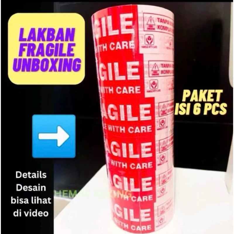 

Lakban Fragile Unboxing Merah Putih Paket 1 Slop