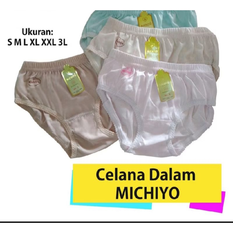 CD MICHIYO BAHAN LEMBUT DAN BAGUS UKURAN M-XXL (WARNA RANDOM)