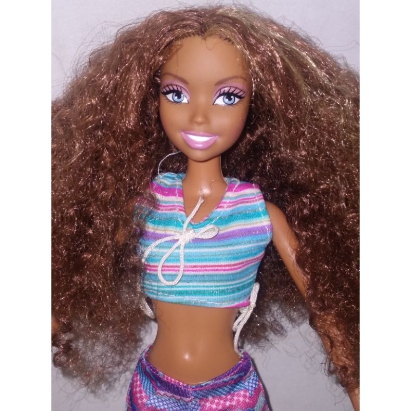 Barbie MY SCENE doll free extra 5pc OUTFIT smiley face original mattel Rarest item
