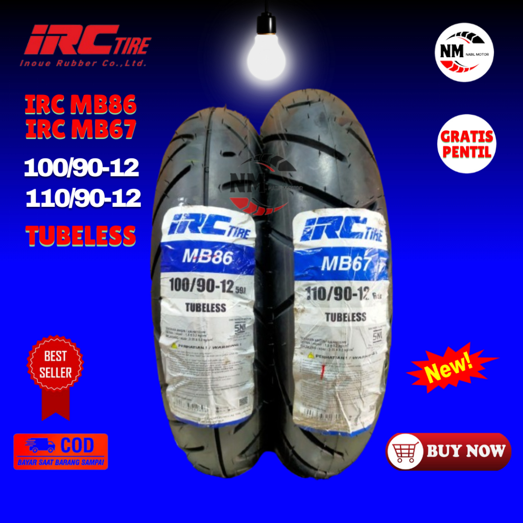 BAN TUBLES SCOOPY DONAT MERK IRC UKURAN RING 12