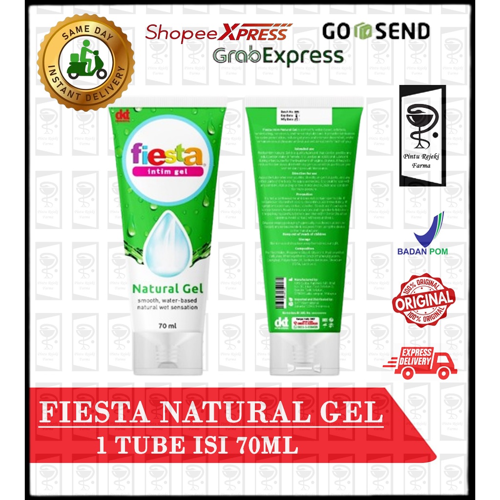 Fiesta Intim Gel / Lubricant Gel Cool/Warm/Natural Pelumas