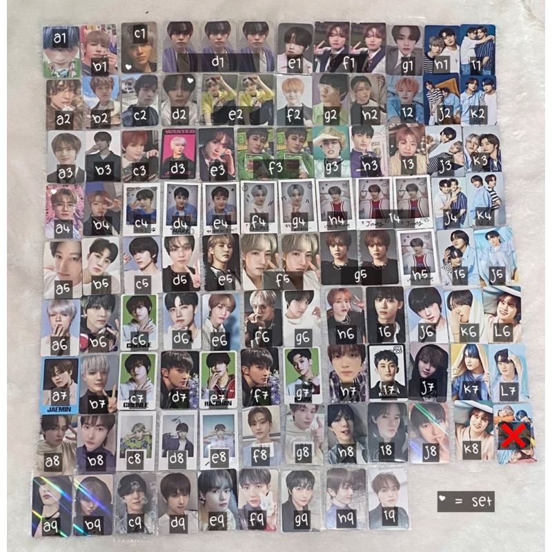 ready stock nct dream photocard pc poca mark renjun jeno haechan jaemin chenle jisung sg22 sg23 sg24