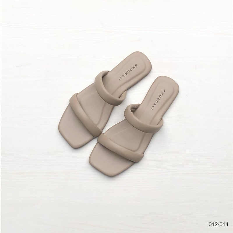 PSPGN.CO | original brand shoebali mocca 012-014 sandal wanita flat slide minimalis korean style
