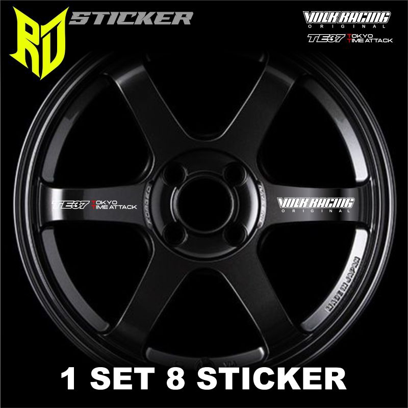 sticker velg mobil. sticker velg te37 tokyo