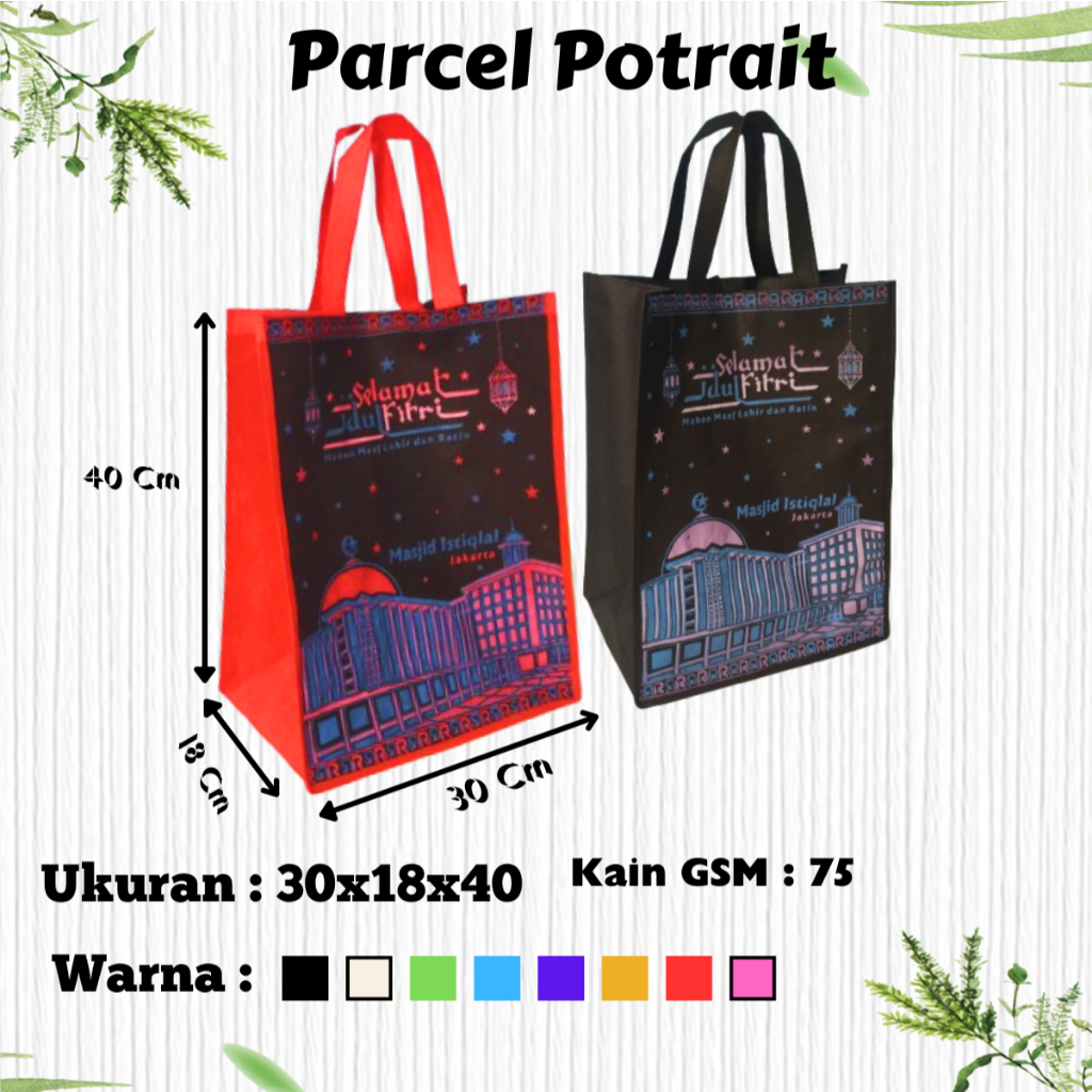 

Promo Lebaran Tas Parcel Idul Fitri Terbaru / Goodiebag Lebaran IdulFitri Potrait