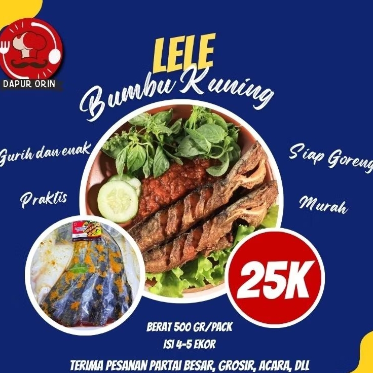 

Lele Bumbu Kuning Frozen