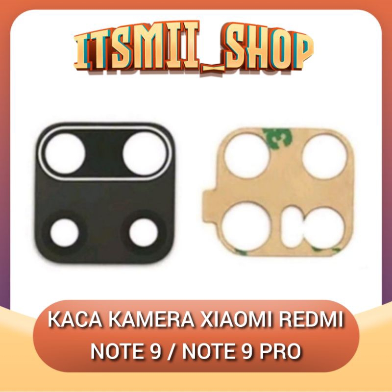 KACA KAMERA LENSA KACA KAMERA  BELAKANG XIAOMI REDMI NOTE 9 / NOTE 9 PRO