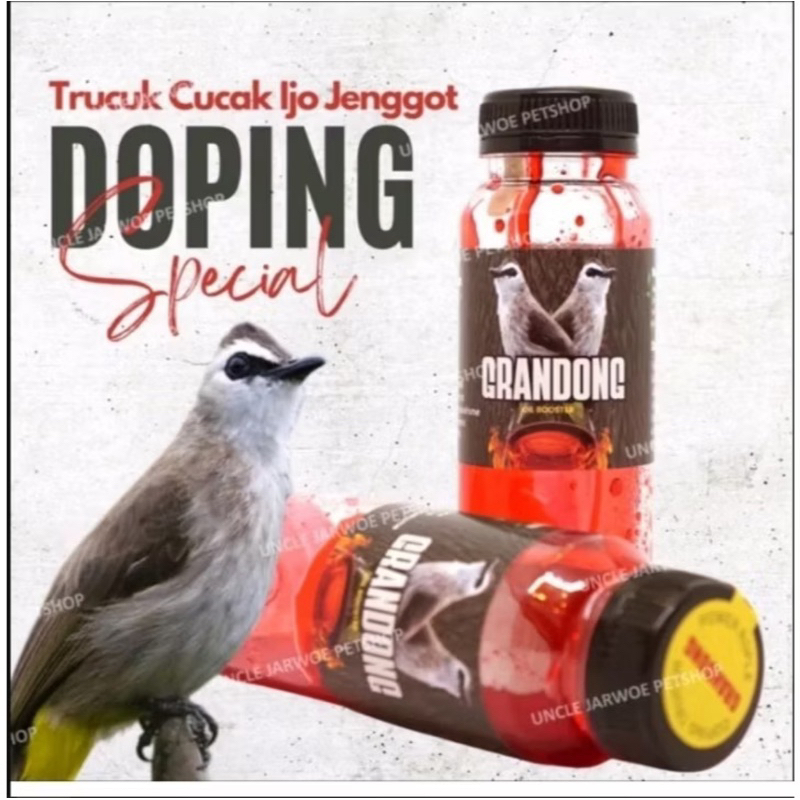 GRANDONG Doping Burung Trucukan Cucak Ijo Jenggot Kapas Tembak Ropel Cepat Gacor