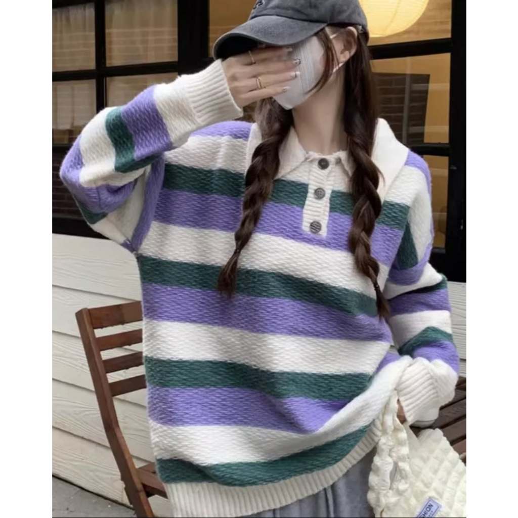 #Korean Style Kekinian #Outer Wanita Viral #TOP Rajut Wanita Korean Style - Hijab Friendly #Cardigan