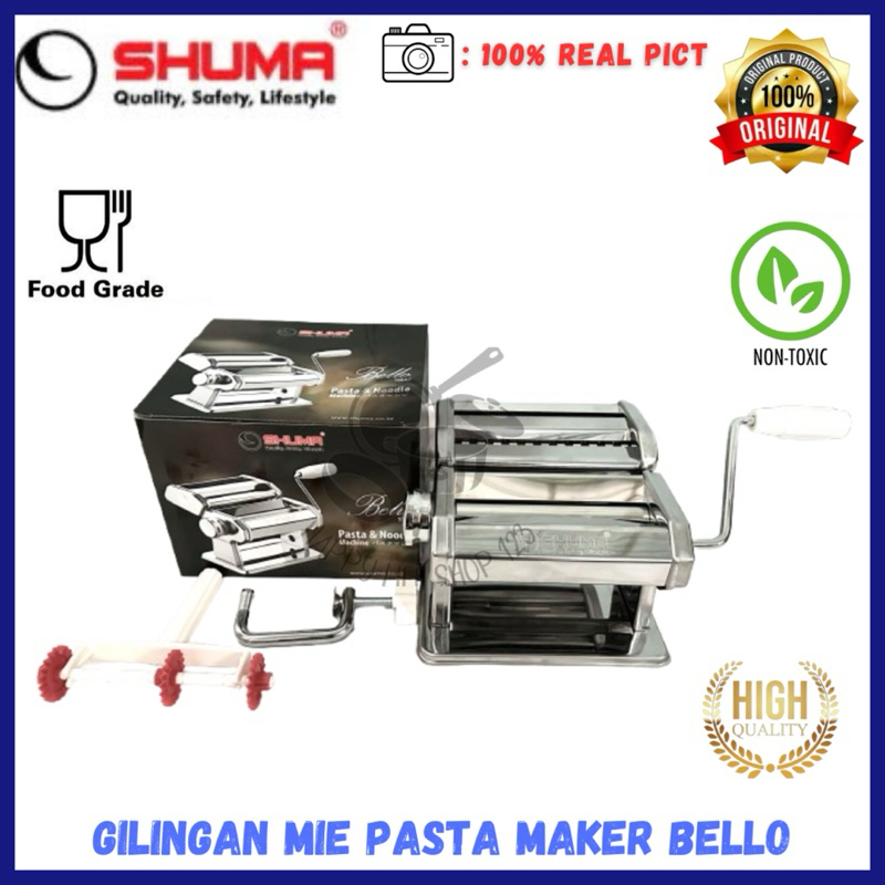 Pasta Maker Gilingan Mie Bello SHUMA / Gilingan Mie Shuma / Gilingan Molen / Gilingan Kue