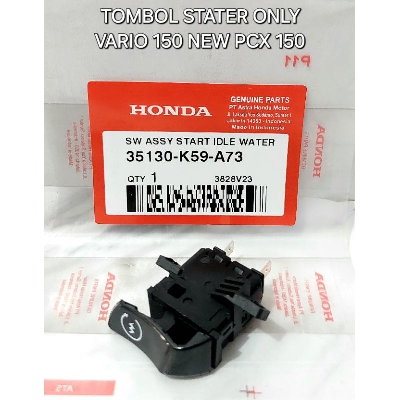 TOMBOL STATER VARIO 150 PCX 150 ORIGINAL 35130-K59-A73