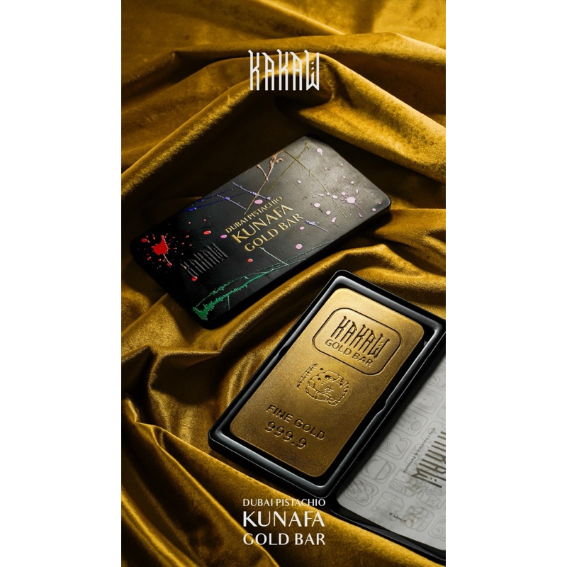 

[VIRAL] KAKAW Dubai Pistachio Kunafa Gold Bar || Cokelat Dubai Viral