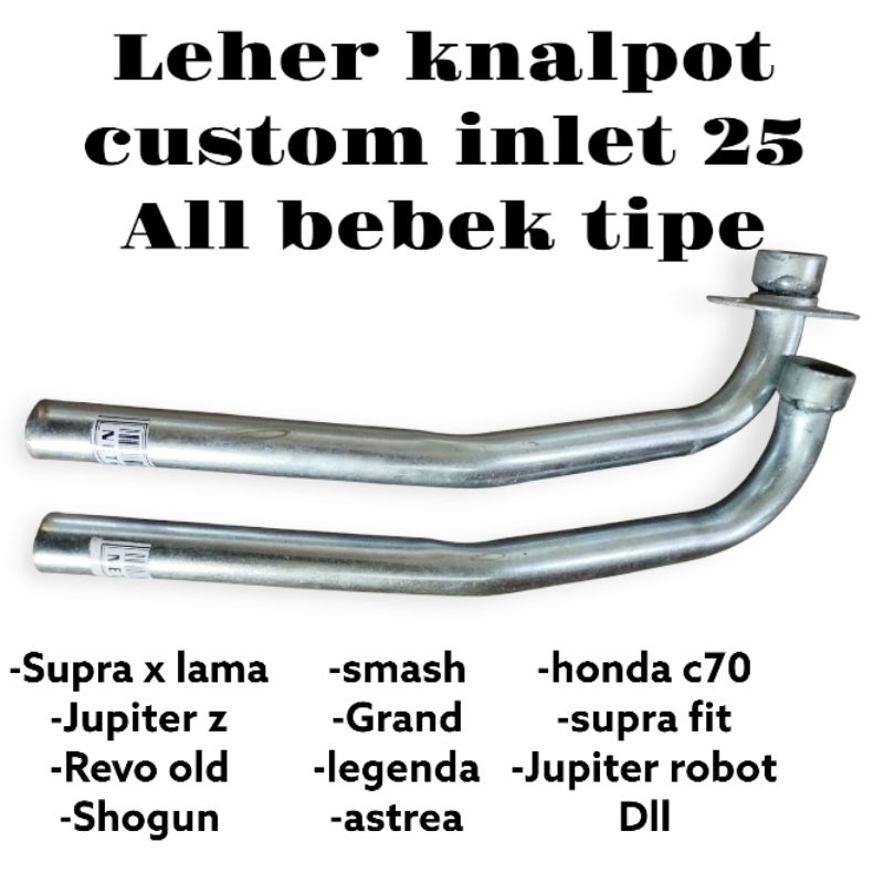 Sale Leher Knalpot Custom Motor Supra X Jupiter Smash Shogun Grand Astrea C70 Legenda Revo Old All