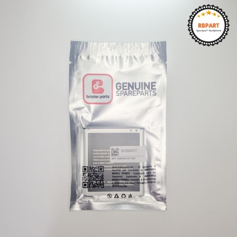 Battery ORIGINAL Braderparts Samsung A2 Core EB-BG530CBE