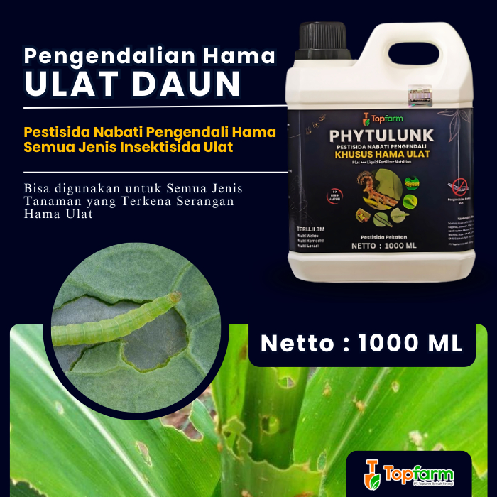 Pestisida Nabati Topfarm / Obat Ulat Buah Kacang Panjang / Obat Ulat Buah / Obat Hama Ulat Buah Jamb