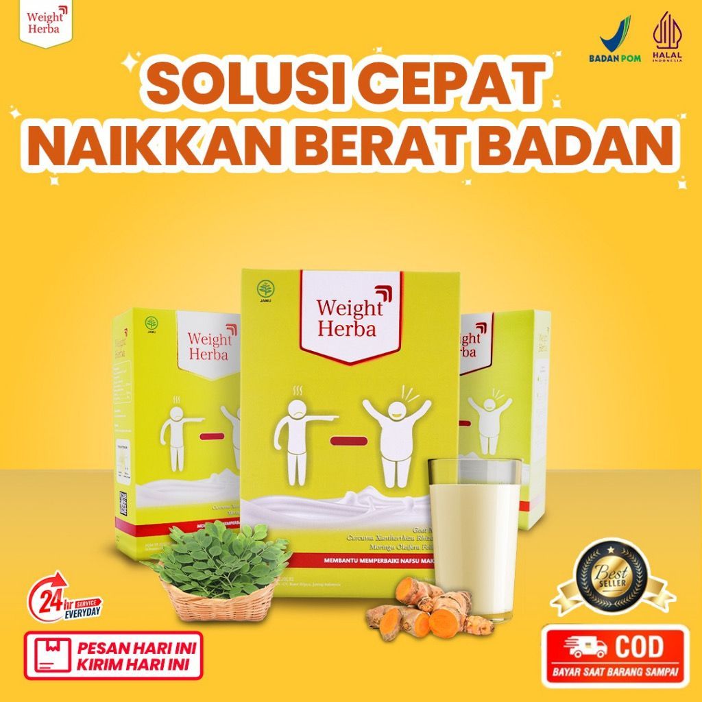 

PROMO (1 BOX) - Weight Herba Susu Penggemuk Badan Tanpa Gula & Tanpa Olahraga Isi 200gr