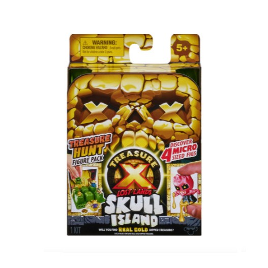 Treasure X Lost Lands Skull Island Treasure Hunt Figure Pack Mainan