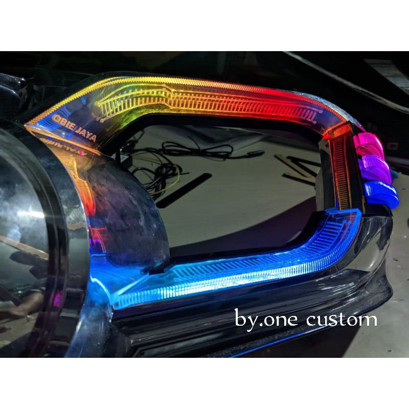 DRL slime L lazy frame RGB atas bawah Fortuner vnt 2012/2015
