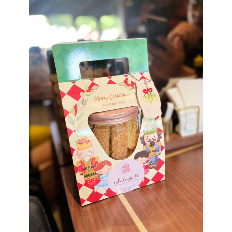 

Christmas Hampers Natal Almond Sugar Crispy Puff Pastry