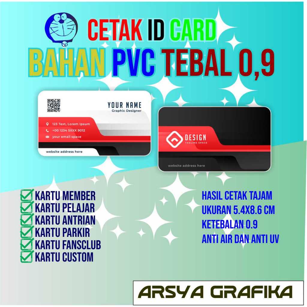

ID CARD PVC PREMIUM ANTI AIR DAN ANTI LUNTUR